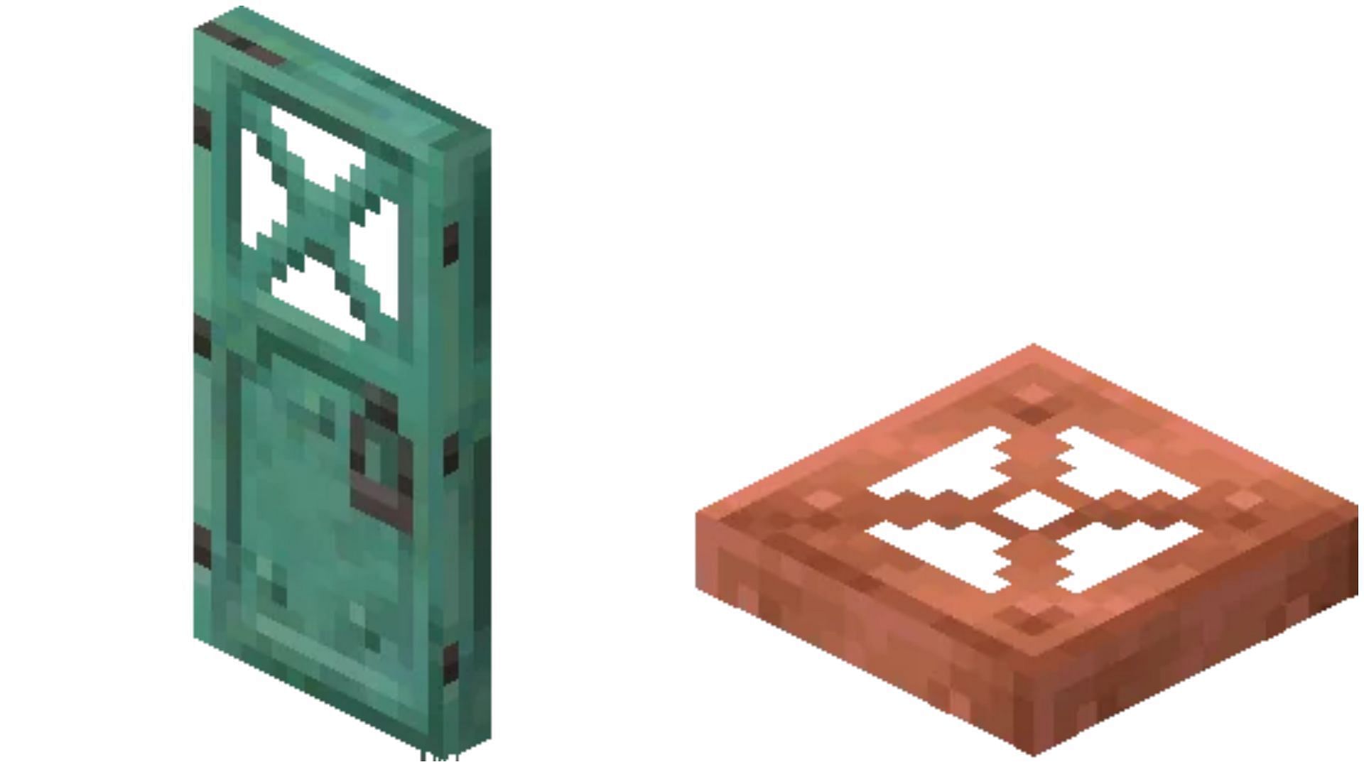 Minecraft 1.21 update will add new copper doors and trapdoors (Image via Sportskeeda)