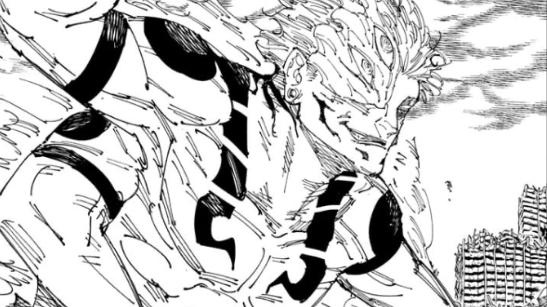 Sukuna, as seen in Jujutsu Kaisen manga (Image via Gege Akutami/Shueisha)