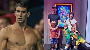 Michael Phelps enjoys fall break with his family ft. swimming, golf, and soccer