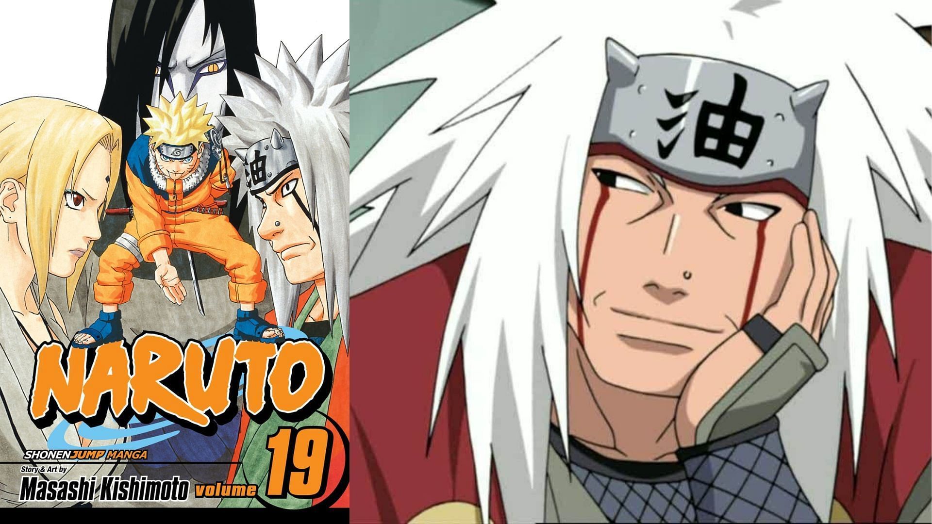 Jiraiya shown to have a piercing in Naruto volume 19 (Image via Shueisha, Studio Pierrot)