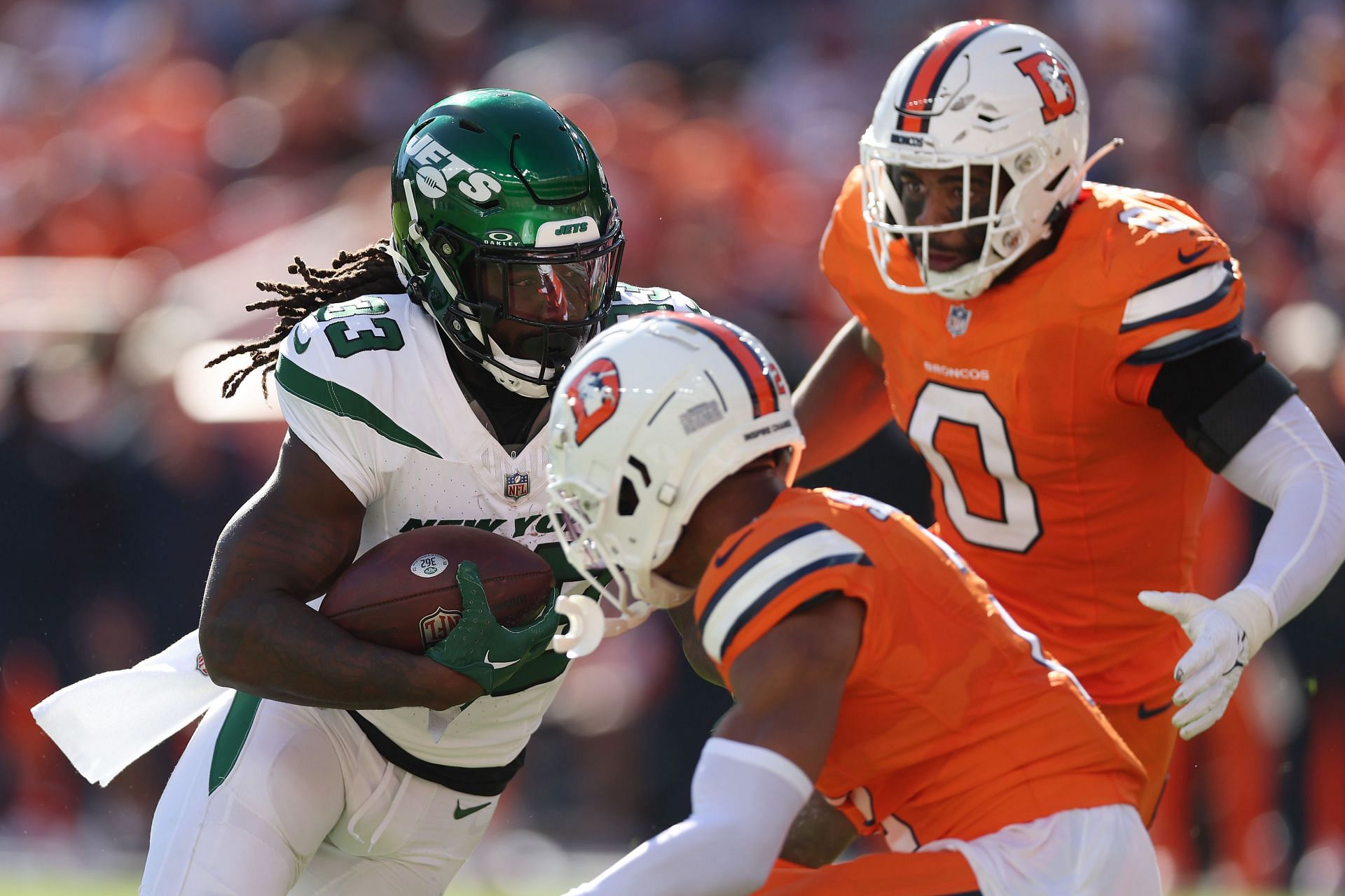 Dalvin Cook at New York Jets v Denver Broncos