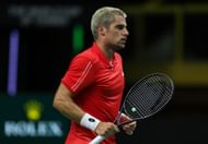 Borna Gojo at the 2023 Davis Cup Finals Group Stage Split - Day 6