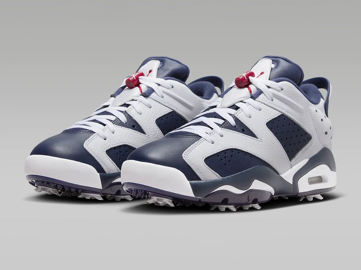 Nike Air Jordan 6 Low Golf &quot;Olympic&quot; sneakers (Image via Nike)