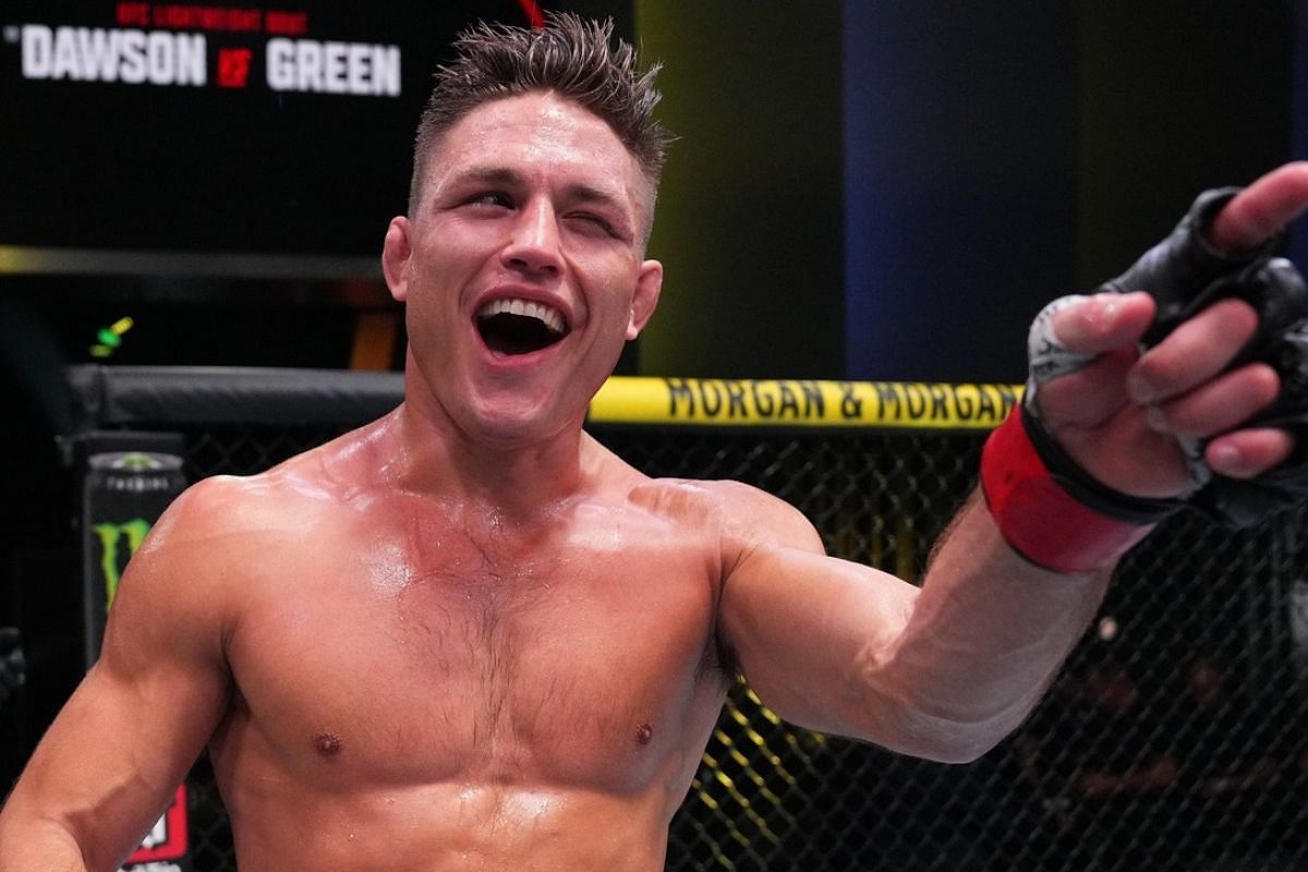 Drew Dober broke an octagon record in his win over Ricky Glenn [Image Credit: @ufc on Instagram]