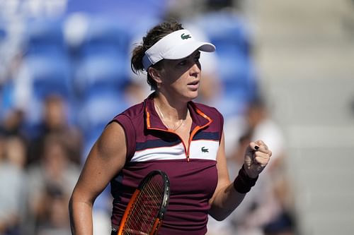 Anastasia Pavlyuchenkova at the 2023 Hong Kong Open.