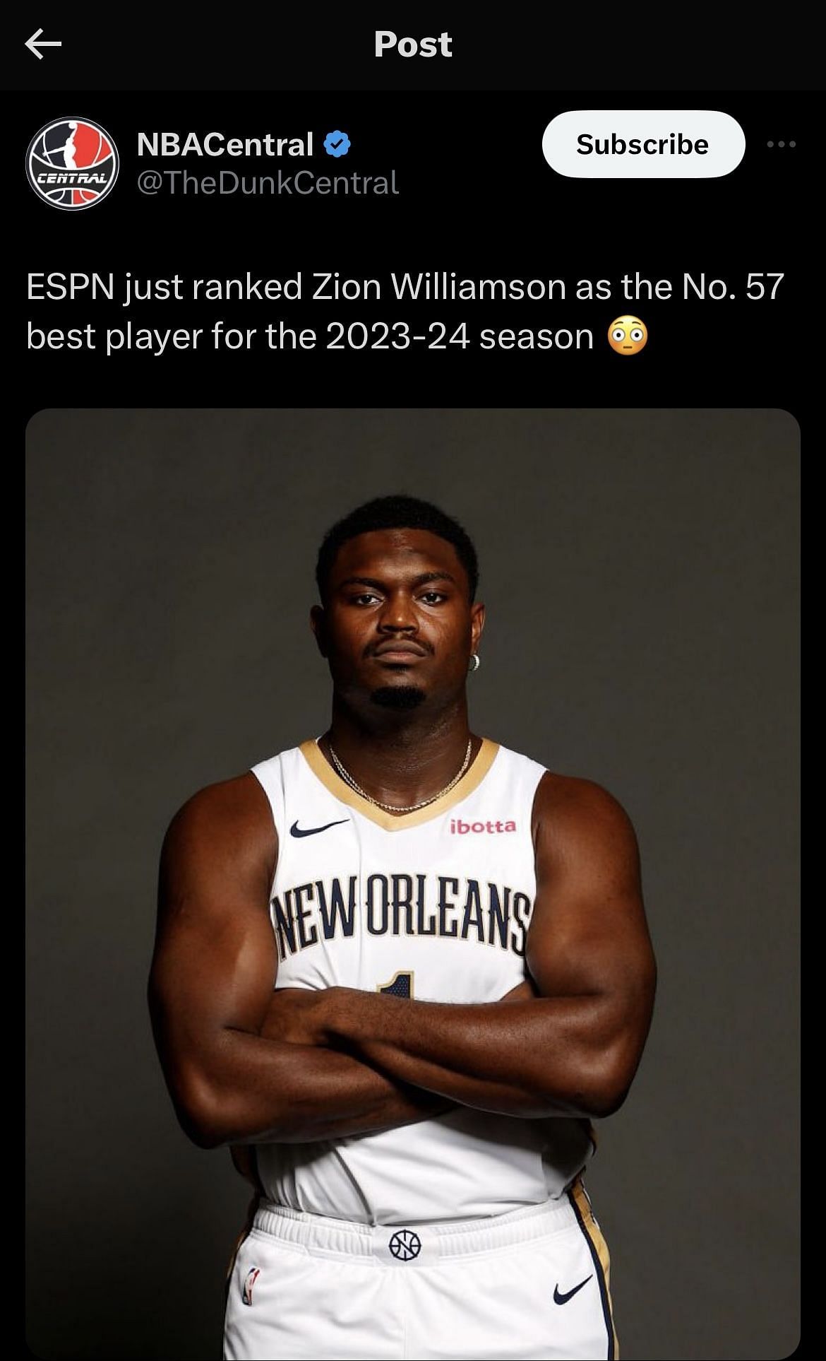 Zion deals williamson espn