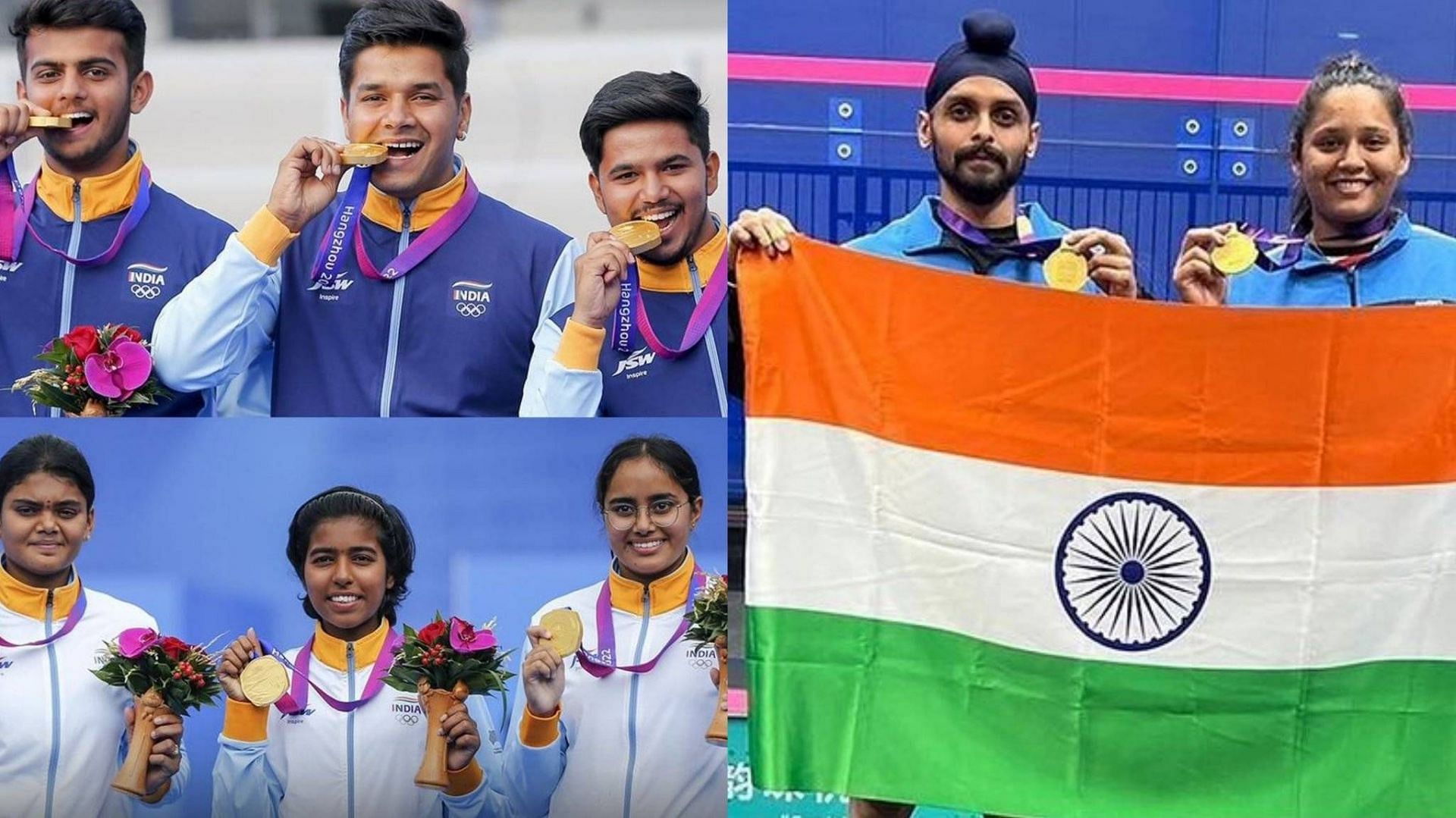 India won 5 medals, including 3 gold medals today (Image: Instagram)