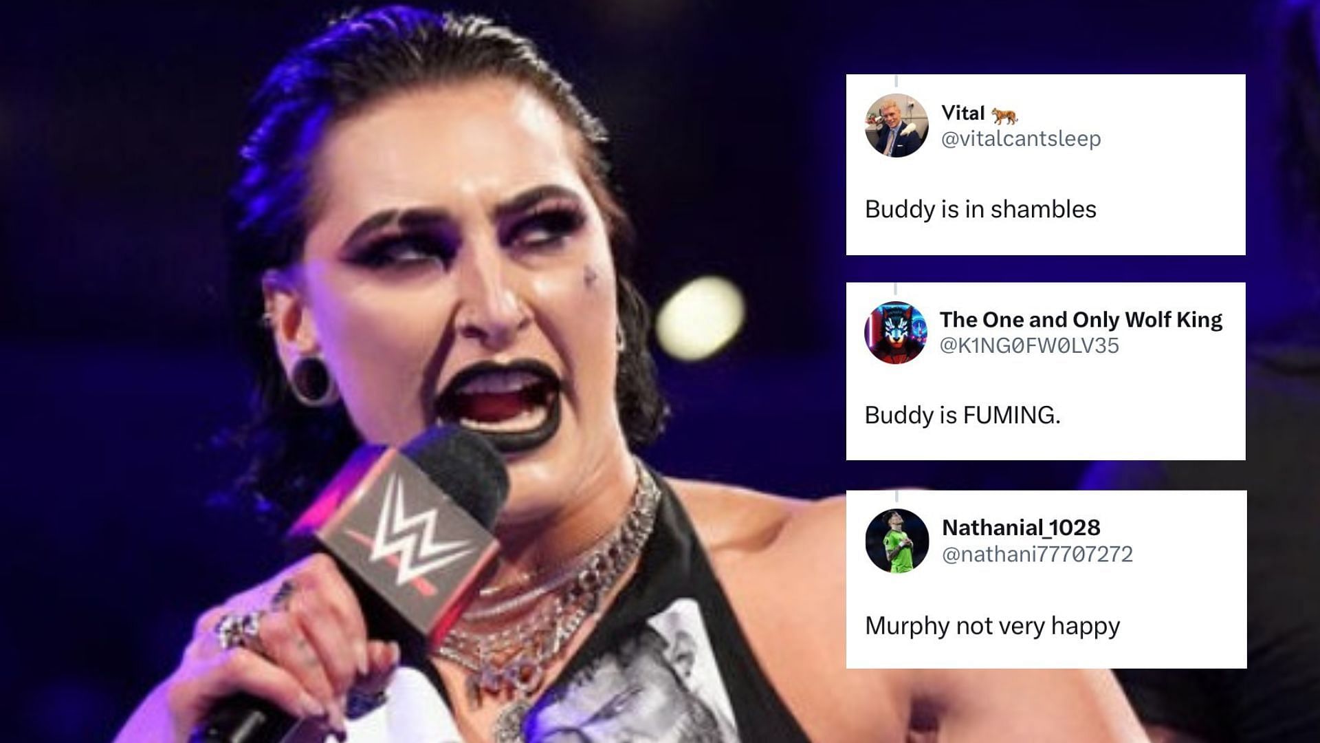 Fans have reacted to Rhea Ripley kissing Dominik Mysterio