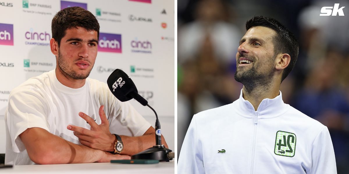 Carlos Alcaraz has stated his current goal is to be as close as possible to Novak Djokovic.