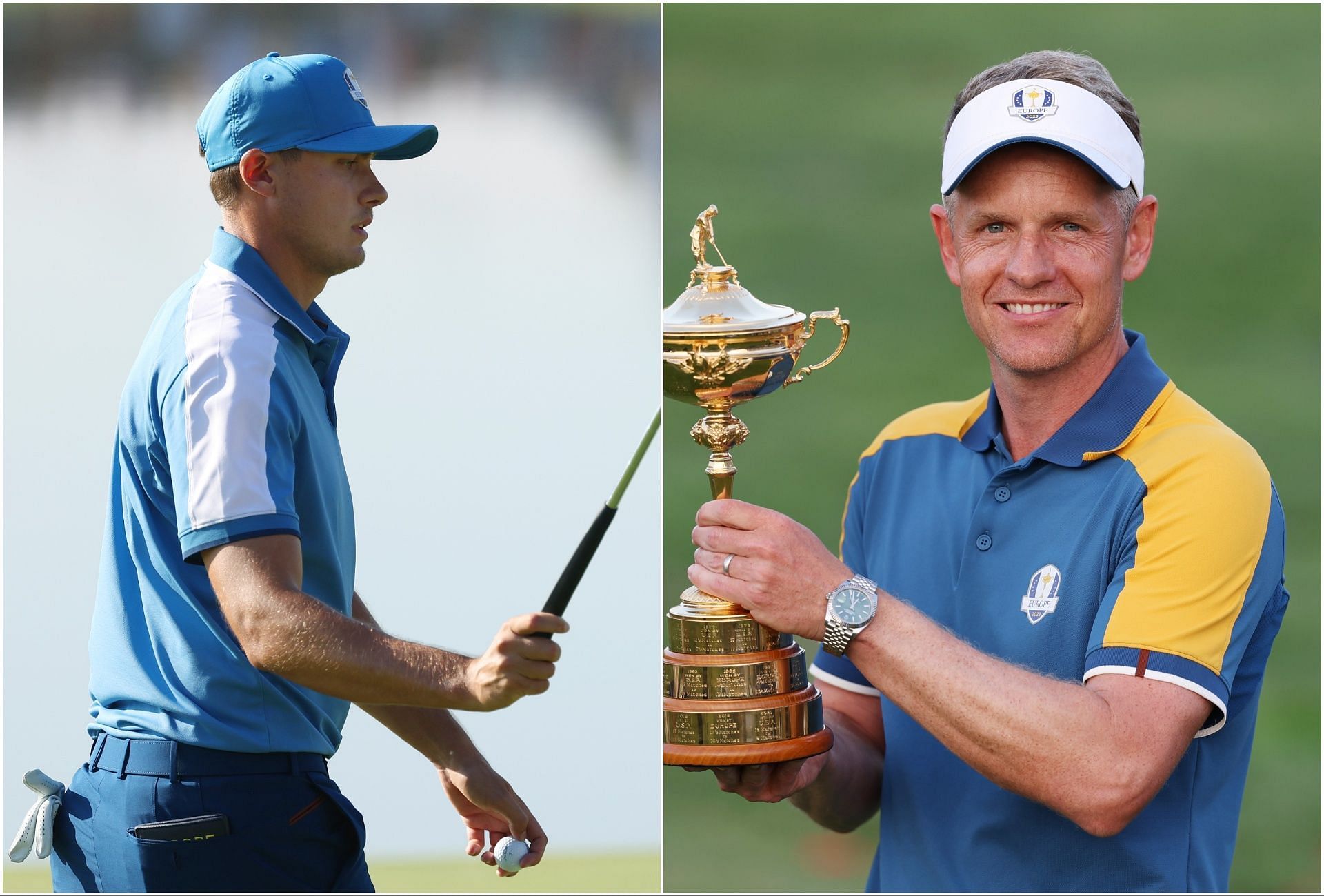 Ludvig Aberg and Luke Donald at the 2023 Ryder Cup (via Getty Images)