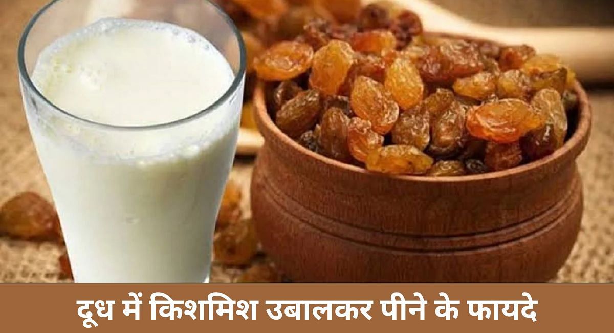दूध में किशमिश उबालकर पीने के फायदे(फोटो-Sportskeeda hindi)