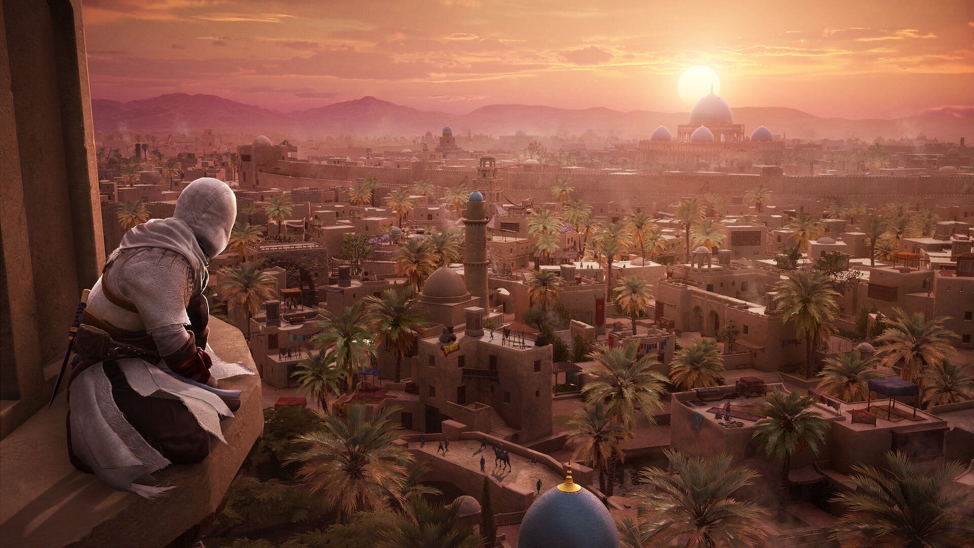 You can also enjoy the magnificent view of the city (Image via Ubisoft)