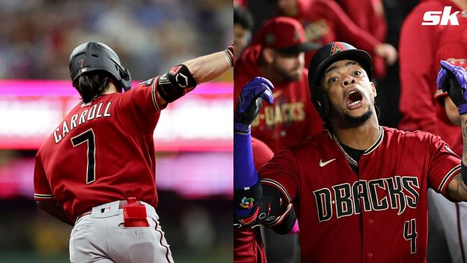 Diamondbacks fans wowed by back-to-back homers to draw level against Brewers -"Carroll hit that ball like it owed him lunch money"