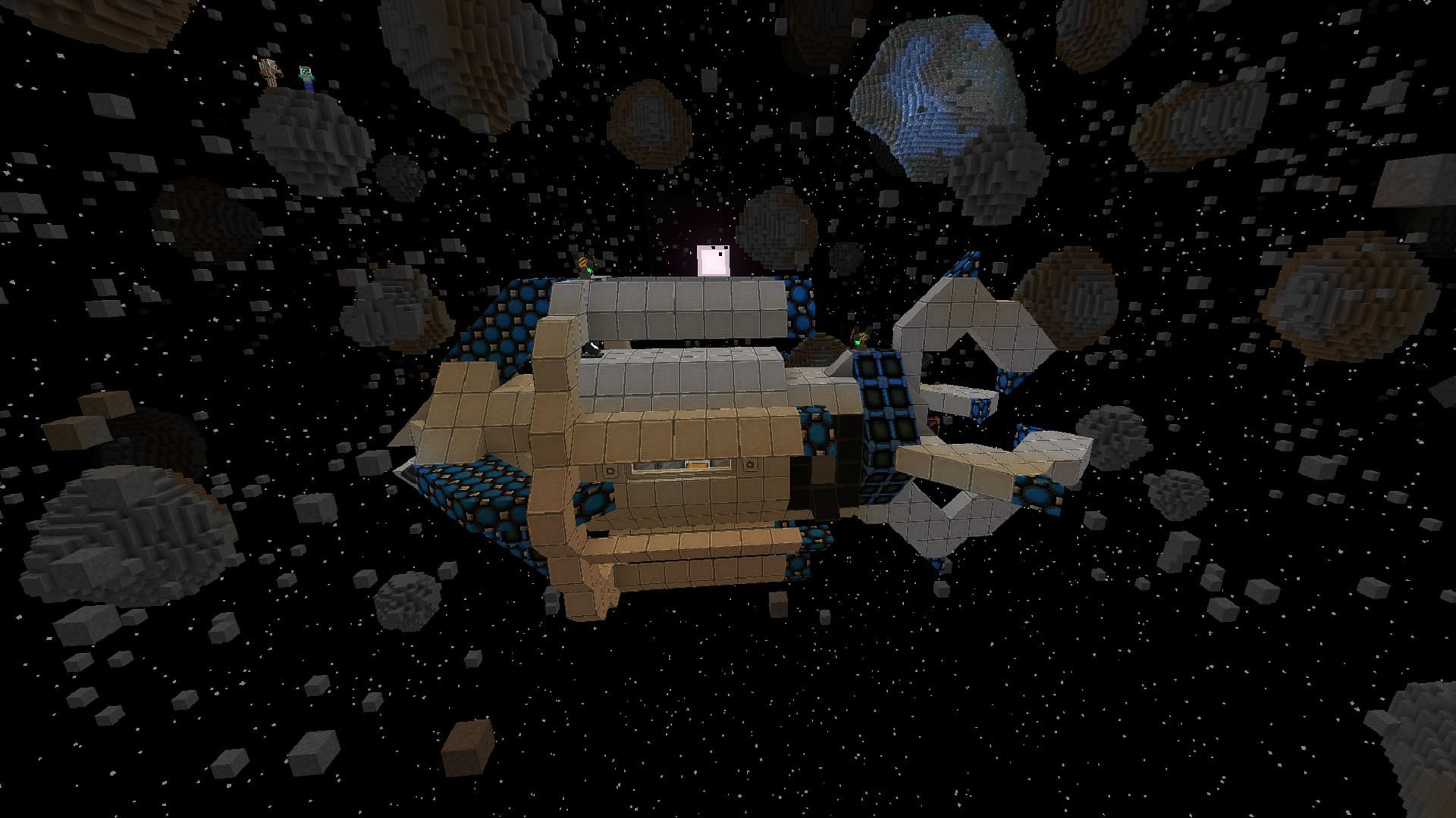 Astroblock places Minecraft players on a quest to return to Earth (Image via Knoxhack/CurseForge)