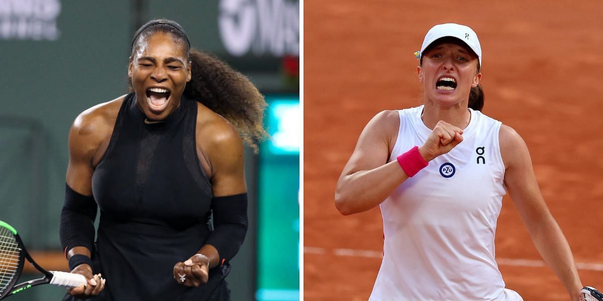 Pam Shriver recently compared how Serena Williams and Iga Swiatek bounced back from a string of tough losses