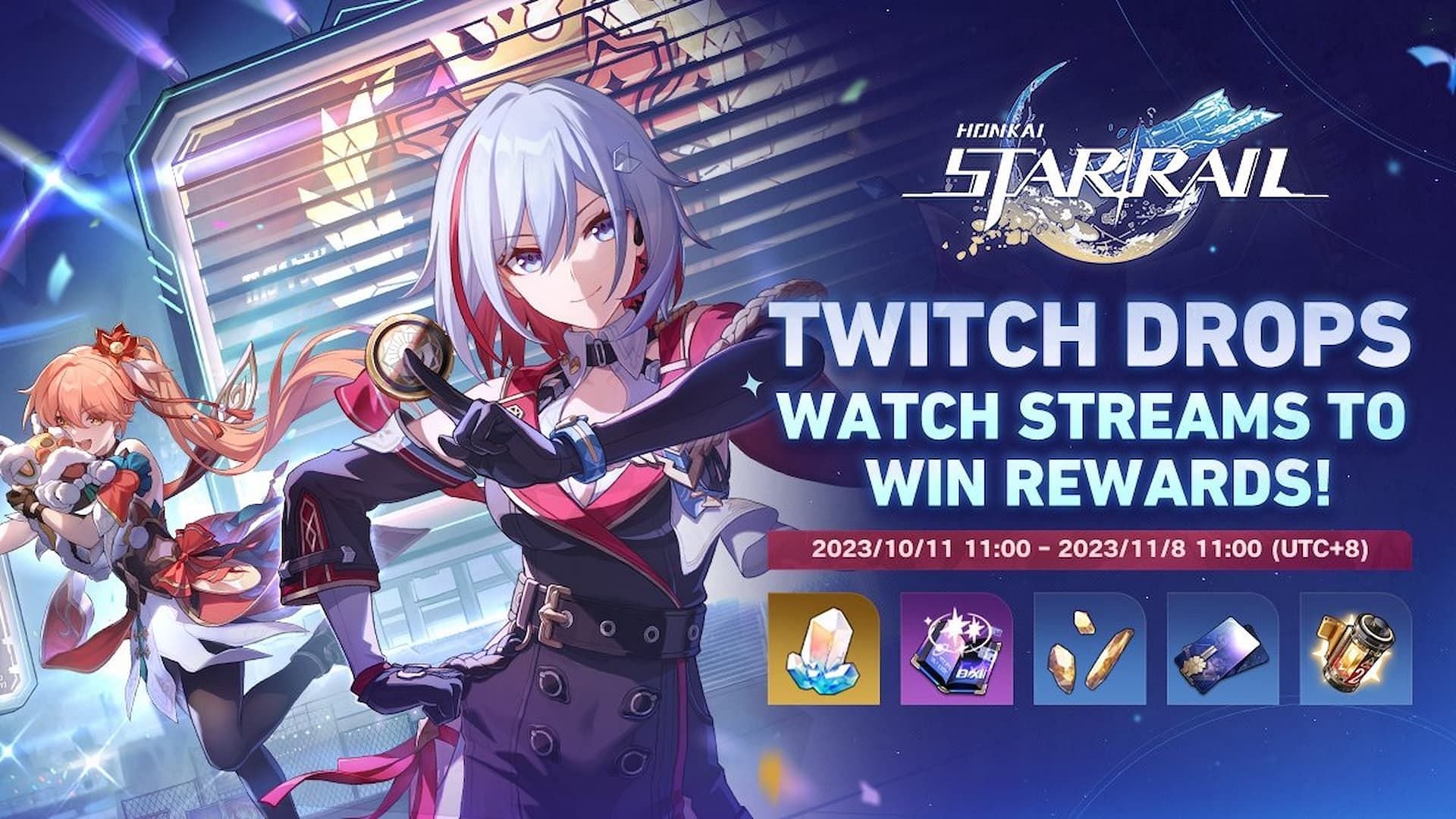 Honkai Star Rail: veja como resgatar os Twitch Drops do jogo