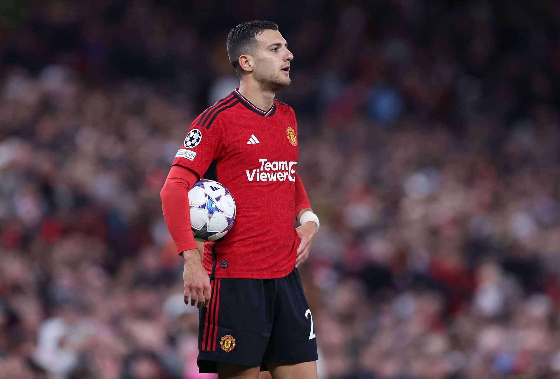 Dalot has been playing as a makeshift left-back due to injuries.