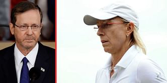 "How awful is this statement" - Martina Navratilova slams Israel President Isaac Herzog on his claims regarding citizens of Gaza