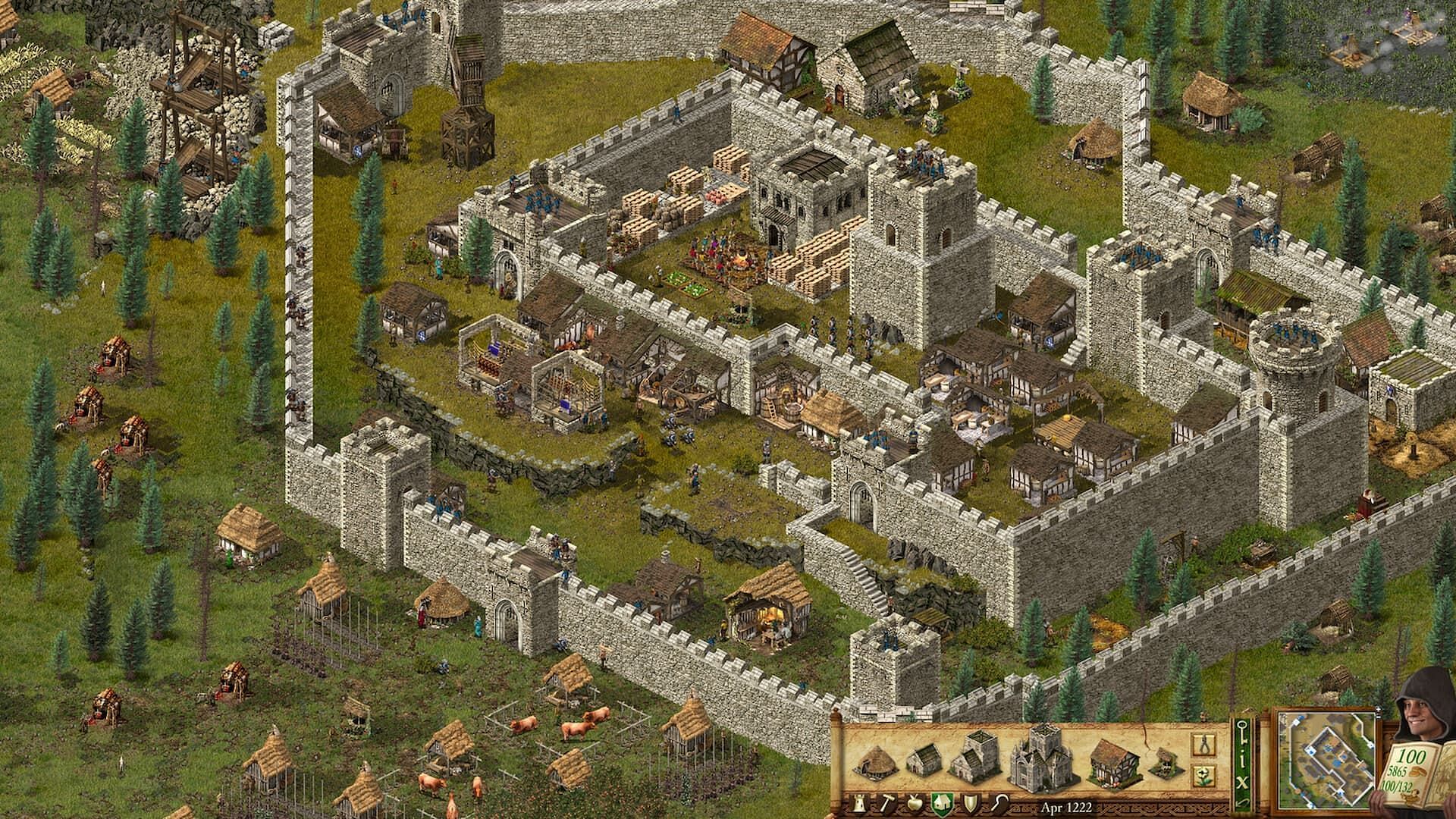 Stronghold 2 gameplay (Image via Firefly Studios)