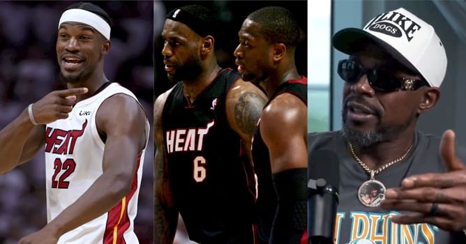 "One of the smartest ones out of those guys": Udonis Haslem says Jimmy Butler may be his highest-IQ former teammate over LeBron James and Dwyane Wade