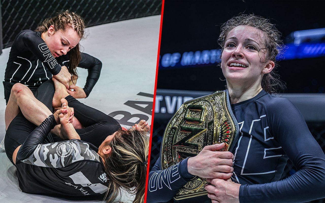 Newly crowned ONE atomweight submission grappling world champion Danielle Kelly -- Photo by ONE Championship