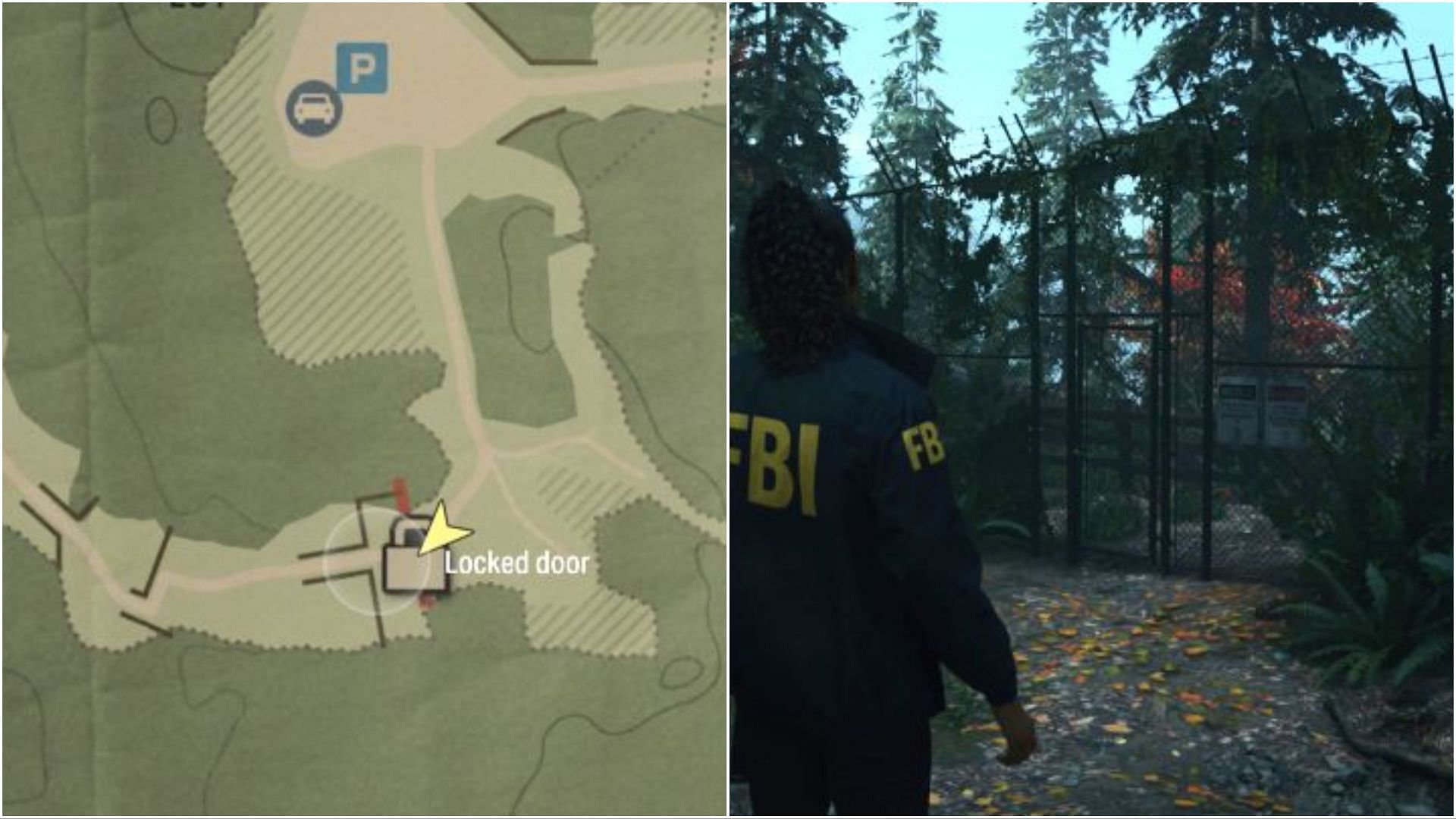 Cauldron Lake area in Alan Wake 2 (Image via Remedy Entertainment)