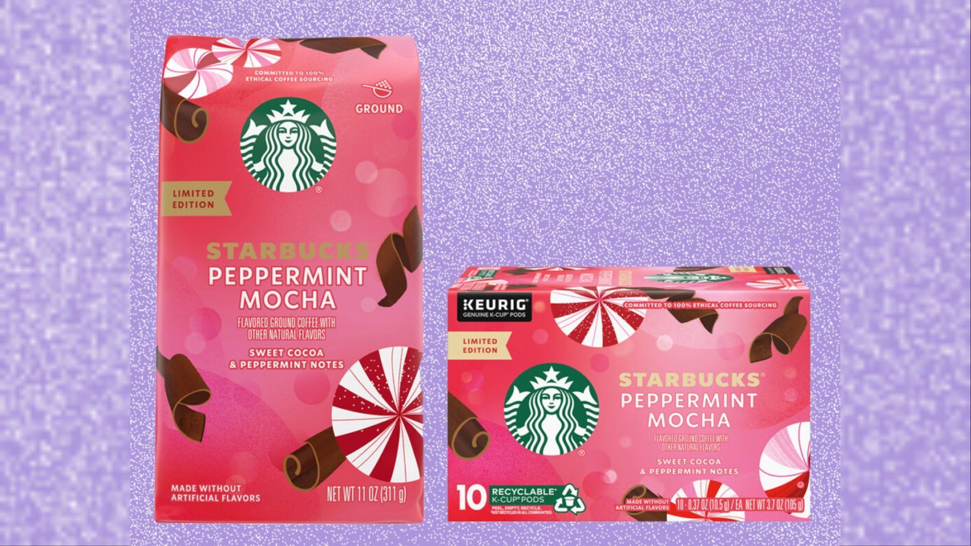 Starbucks Coffee, Ground, Gingerbread, Limited Edition, K-Cup Pods - 10 pack, 0.37 oz pods