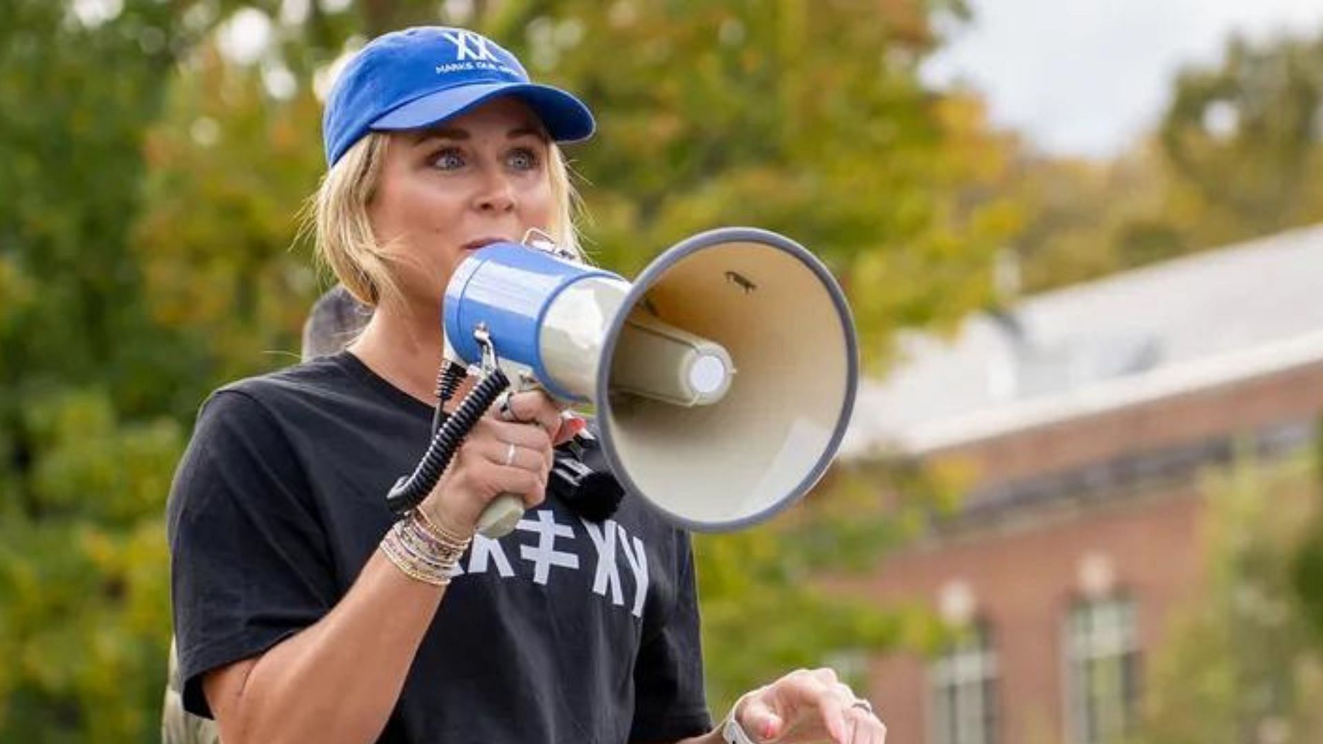 Riley Gaines at The Penn State University (Image via Fox News)