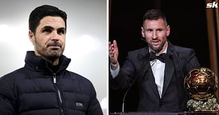 "The pinnacle of his career" - Arsenal boss Mikel Arteta pays tribute to Lionel Messi after 8th Ballon d'Or win