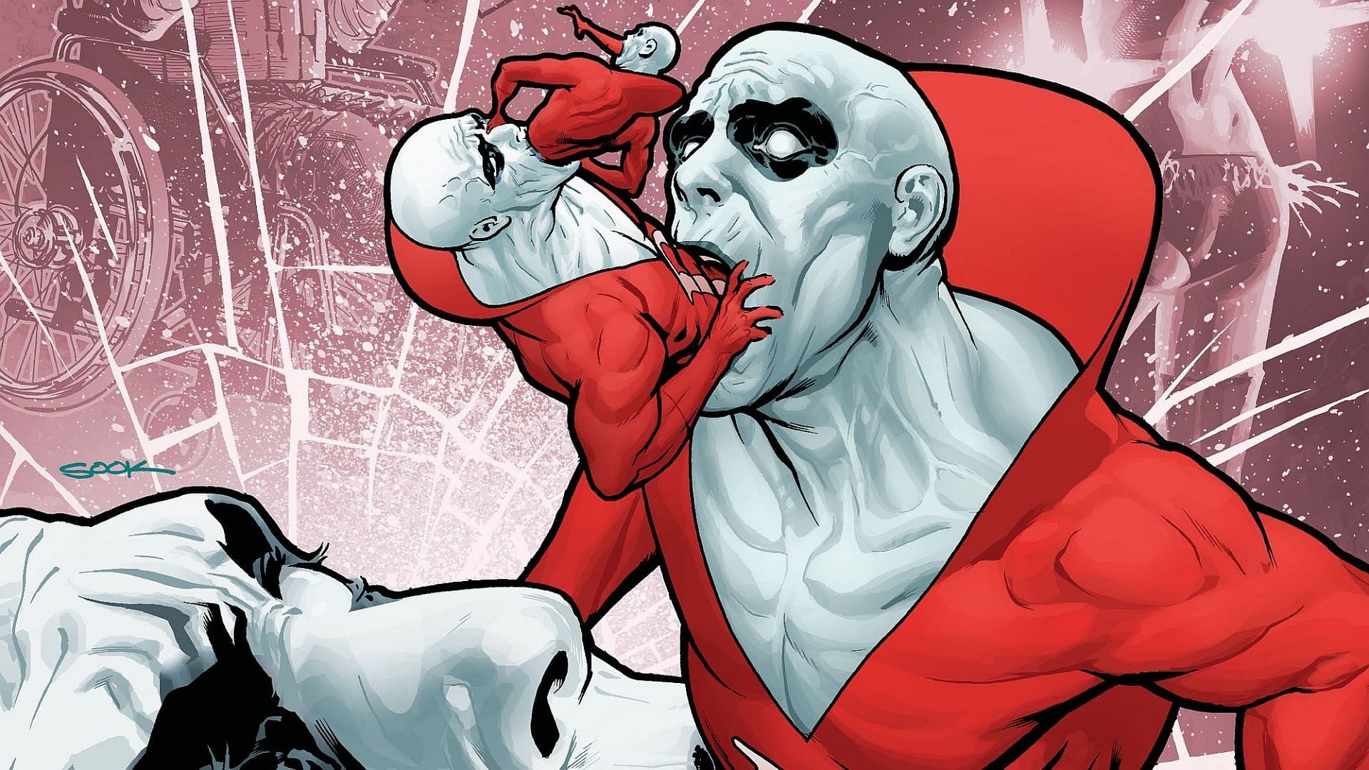 Boston Brand wears his circus attire even in the afterlife (Art by Ryan Sook)
