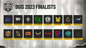 Team XSpark, Gods Reign, Blind, and Revenant, among 16 BGMI squads qualified for BGIS 2023 Grand Finals