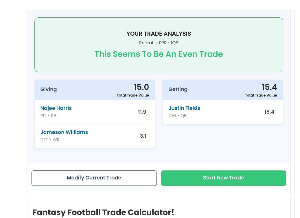 FANTASY TRADE CALCULATORS — Fantasy Football Unlimited