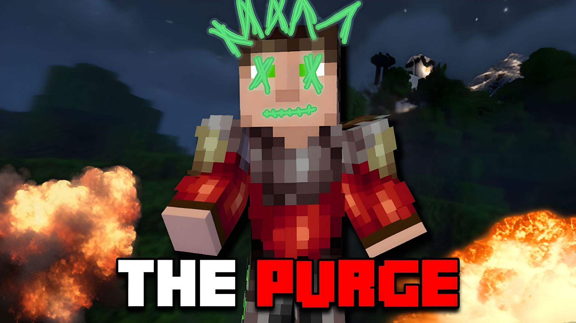 Recreating the Purge in Minecraft is truly crazy (Image via Youtube/Legundo)