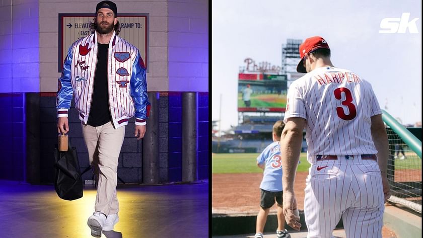 Bryce Harper's wardrobe choice turns heads ahead of crucial NLCS Game 3:  Looks like he shops at H&M