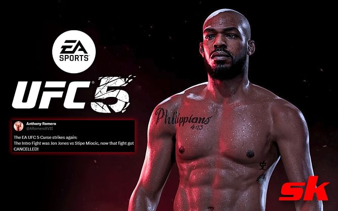 Jon Jones falls prey to the viral "EA UFC game curse" after having survived it once before; fans react