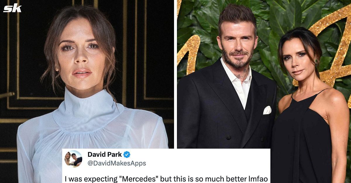 Fans react to David Beckham correcting his wife Victoria