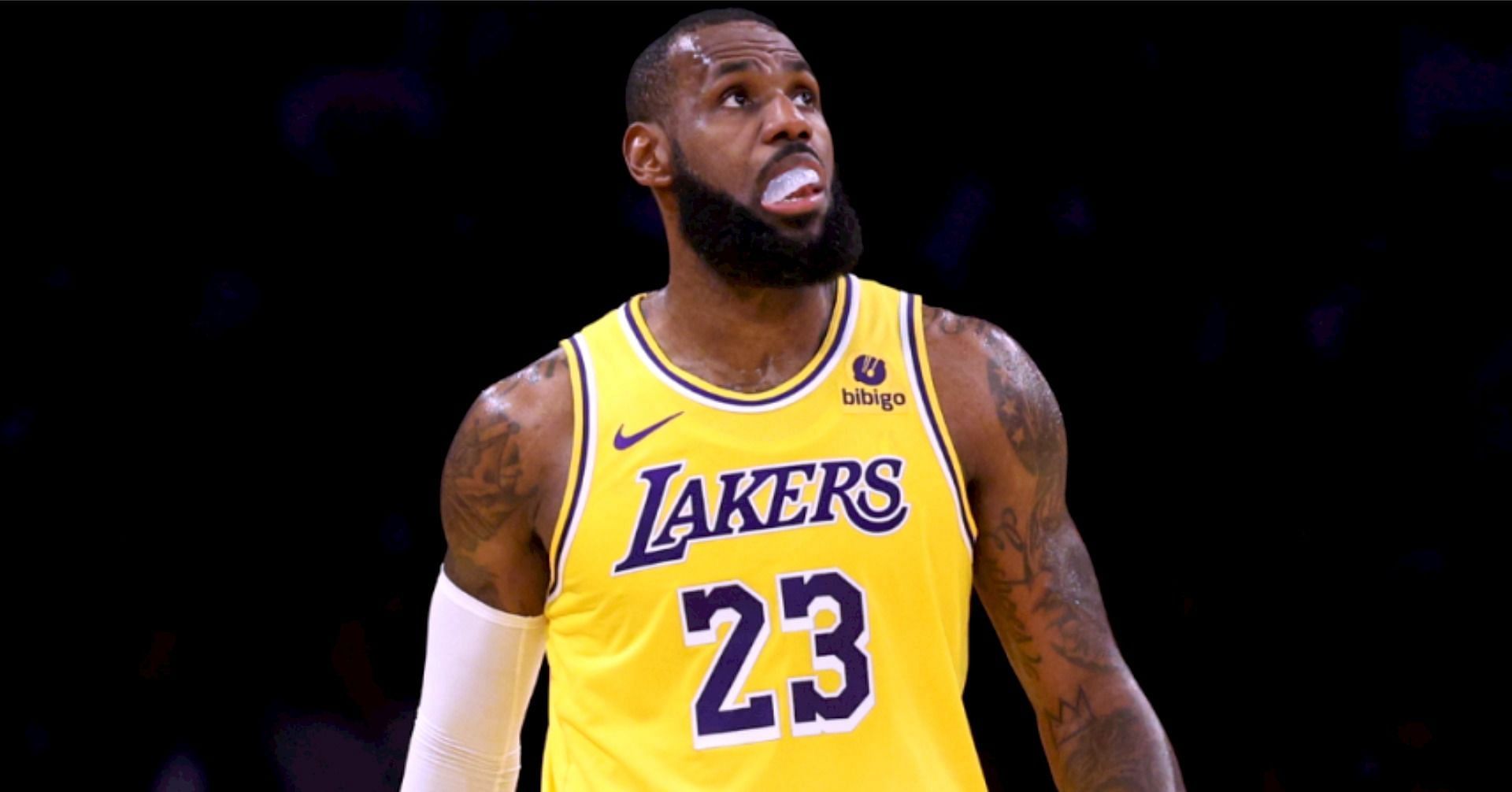 LA Lakers superstar forward LeBron James