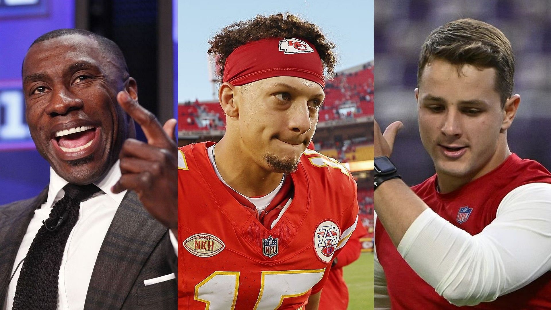 Shannon Sharpe takes Brock Purdy out of &ldquo;ungodly&rdquo; Patrick Mahomes&rsquo; tier with haste