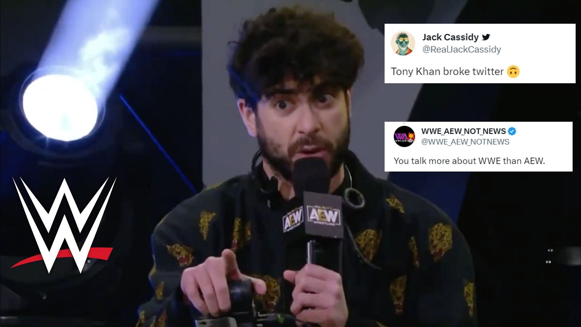 Tony Khan has been very active on Twitter recently