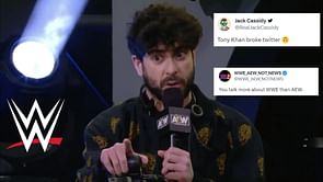 "Tony Khan broke Twitter" – Social media erupts at AEW President accusing WWE of contract tampering