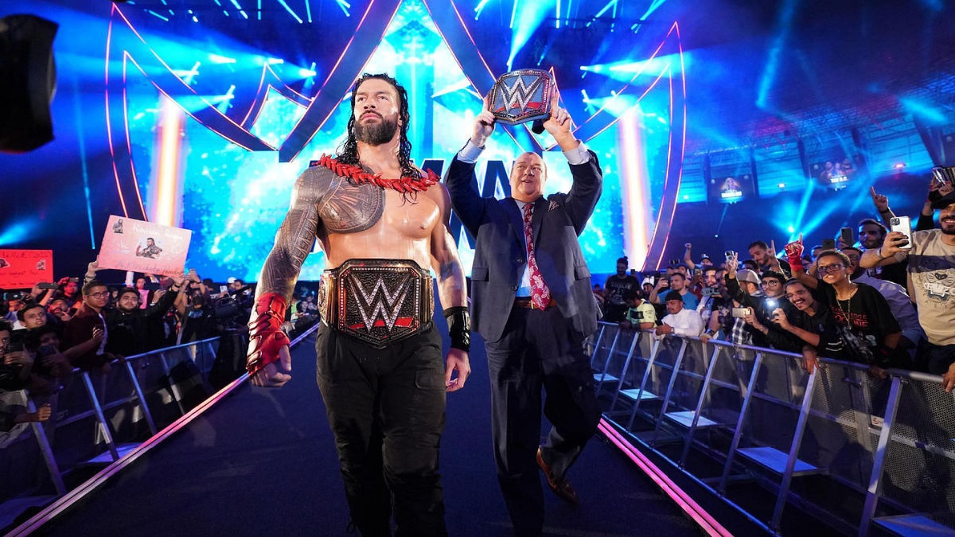 Roman Reigns at WWE Crown Jewel: Ranking all of The Tribal Chief's ...