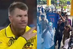 [Watch] A fan greets David Warner in Chennai showing an Indian team jersey with his name on the back