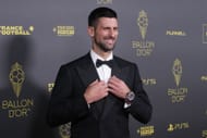 Novak Djokovic at the 2023 Ballon d'Or