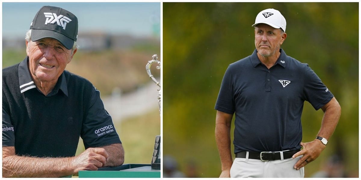 Gary Player and Phil Mickelson