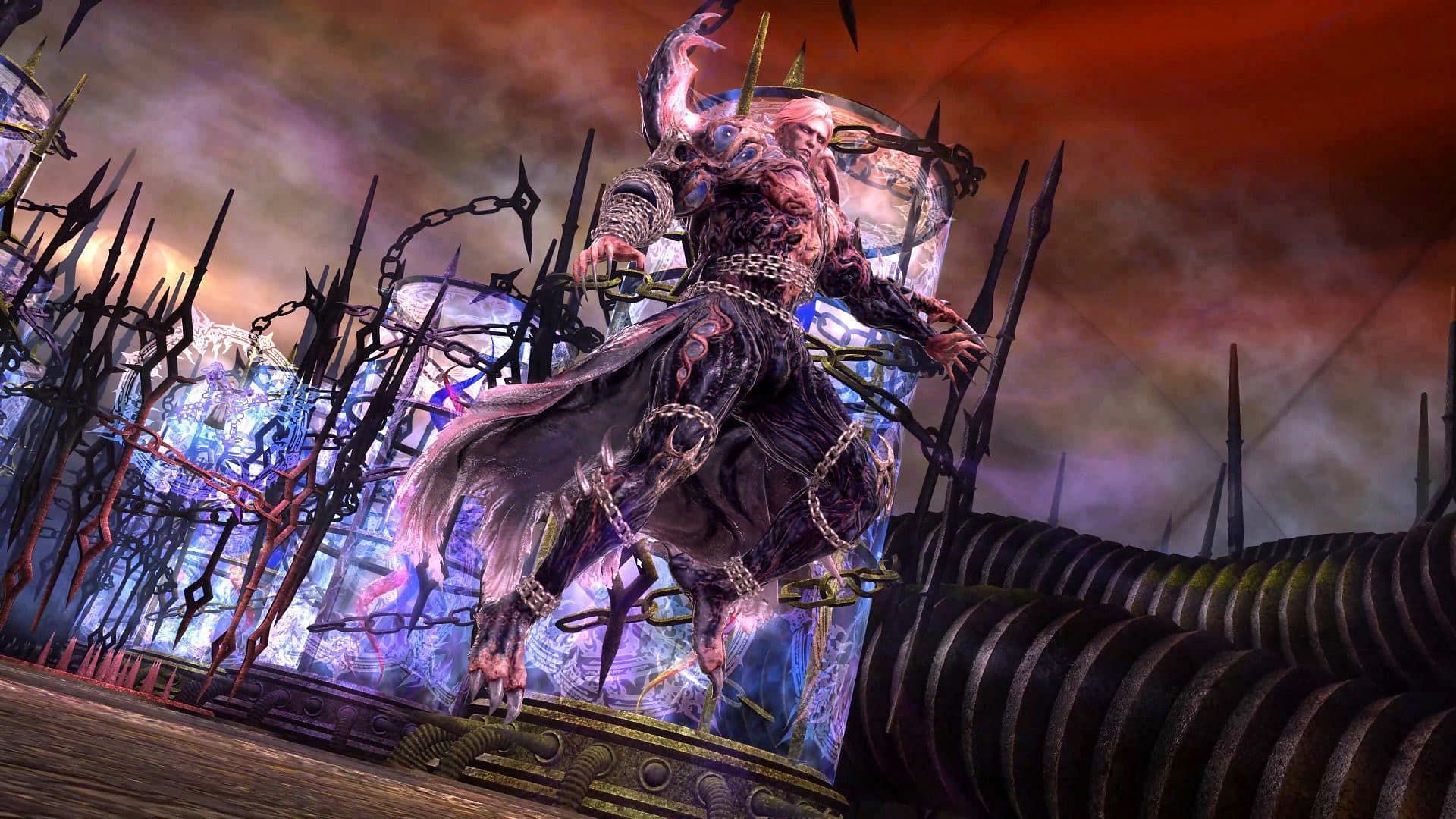 The first boss that players encounter in Hephaistos Savage, Final Fantasy 14. (Image via Square Enix)