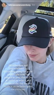 Felicia's Instagram story