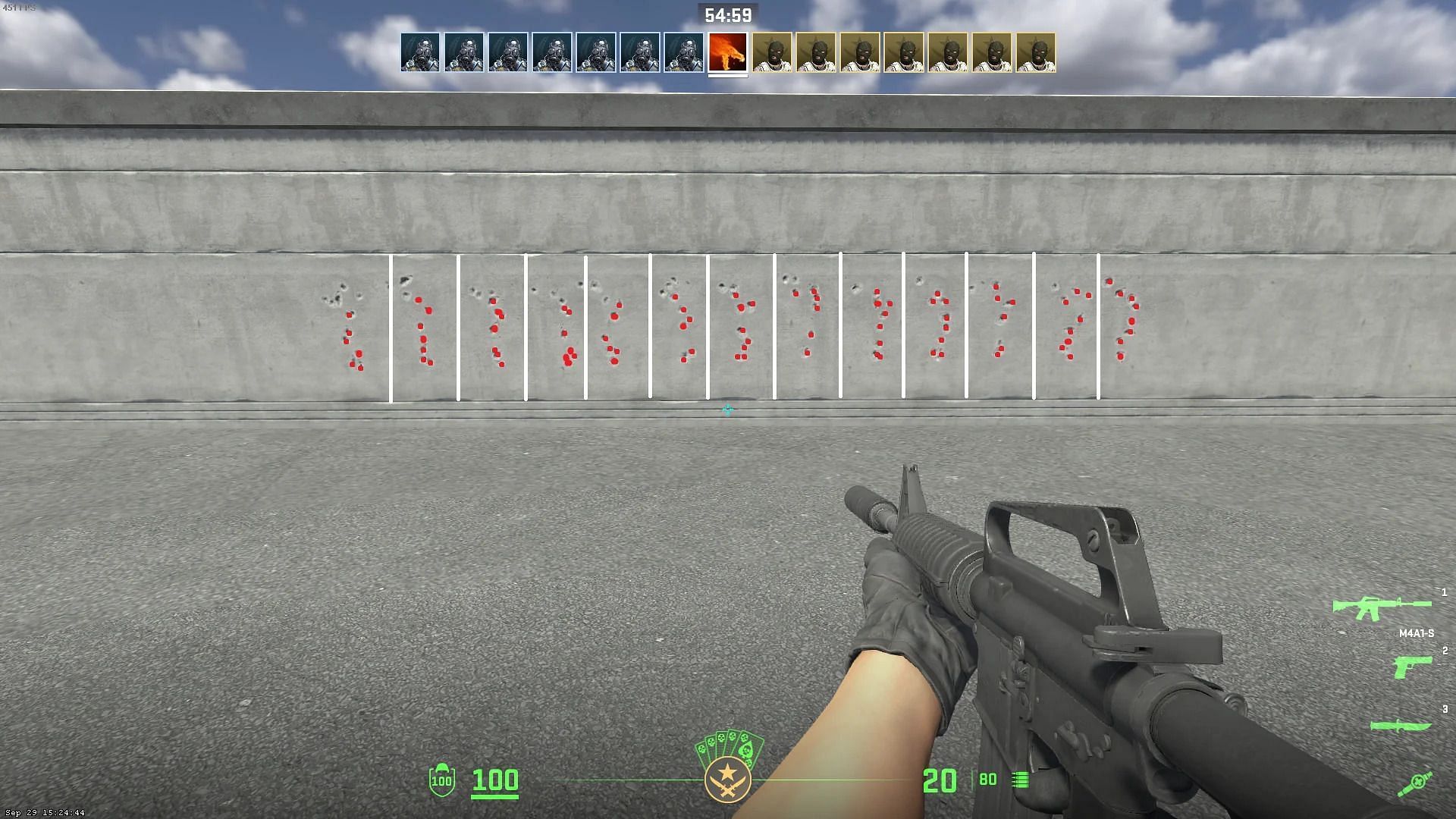 CS2 spray pattern (Image via u/SMYYYLE)