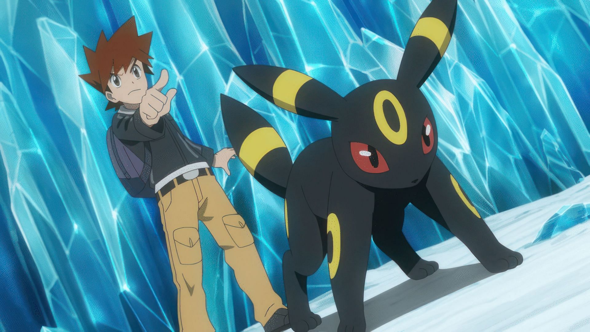 Umbreon, as seen in the anime (Image via The Pokemon Company)