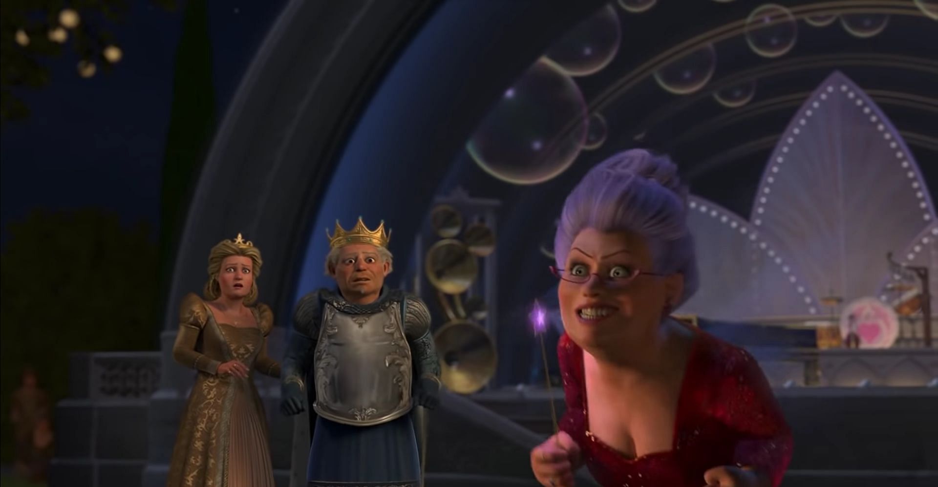 Fairy Godmother is evil incarnate so it is safe to assume she is responsible in some way (Image via DreamWorks)