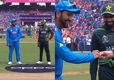 [Watch] Ravi Shastri's antics during the toss of India vs Pakistan 2023 World Cup clash leaves Rohit Sharma and Babar Azam in splits